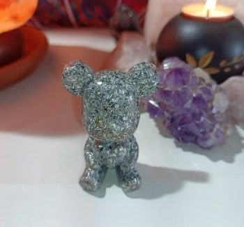 Orgonita Teddybärherz Aluminiumspäne 30 gr.