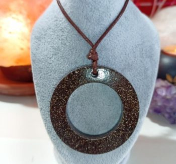 Orgonit-Anhänger Large Hoop SMALL IRON CHIP 25 gr.