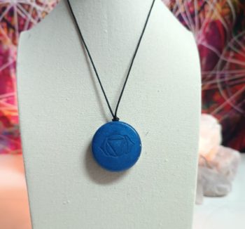 OrgoChakra Drittes Auge Halbkreisförmiger Anhänger oder Schlüsselanhänger 15 gr.