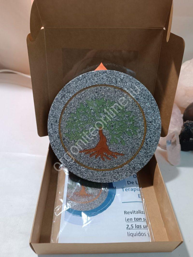 Revitalisierungsscheibe für Flüssigkeiten und Speisen.